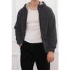 Ghassy Co.. Ultrathermisches Winter-Sweatshirt mit Sherpa-Futter und Kapuze für Herren und Reißverschlusstasche