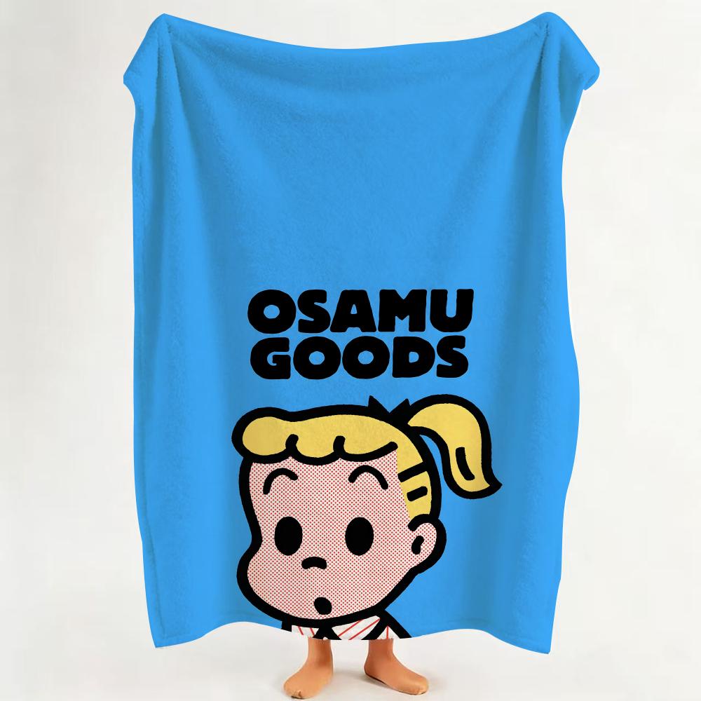 Illustrator O Osamu Harada Throw Flannel Throw Blanket Suitable for Sofa Living Room Bedroom 75cmx90cm