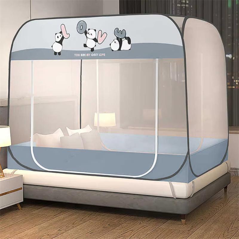 Home Decor Foldable Mosquito Net Summer Mongolian Yurt Mosquito Net Big Space Adult Mosquito Net Durable Breathable Mosquito Net 200x120x140cm