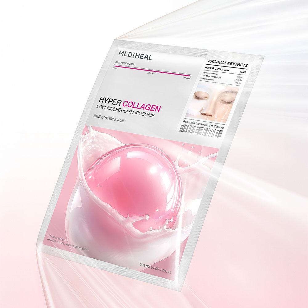 Mediheal [Gel-Maske 1 Blatt] Mediheal Hyper Maske 2 Sorten Kollagen Hyaluronsäure