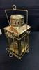 Maritime Brass Oil Lantern: 10" Hanging Nautical Cargo Lamp
