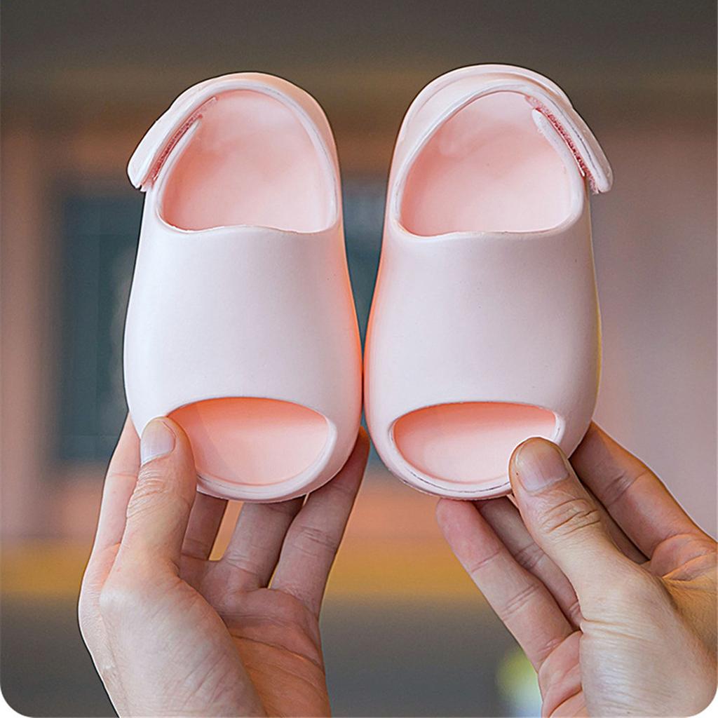 Summer Baby Toddler Kids Slip-On Sandals Boys Girls Foam Beach Slides Candy Color Children Lightweight Breathable Sandals