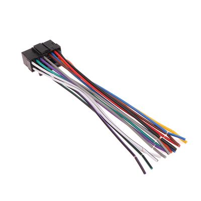 Autoradio Radio 16 Pin Maschio Spina Cablaggio Per Sony Per Jvc Radio Lettore Audio Adattatore Connettore Cablaggio Cavo Lettore Musicale