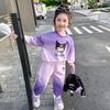 Spring Autumn Baby Girl Cartoon Bear Two Piece Set Fashionable Cute Outfit