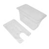 Clear Slow Cooking Container 6.9L Low Temperature Slow Cooker Storage Case Transparent Low Temperature Cooking Case for