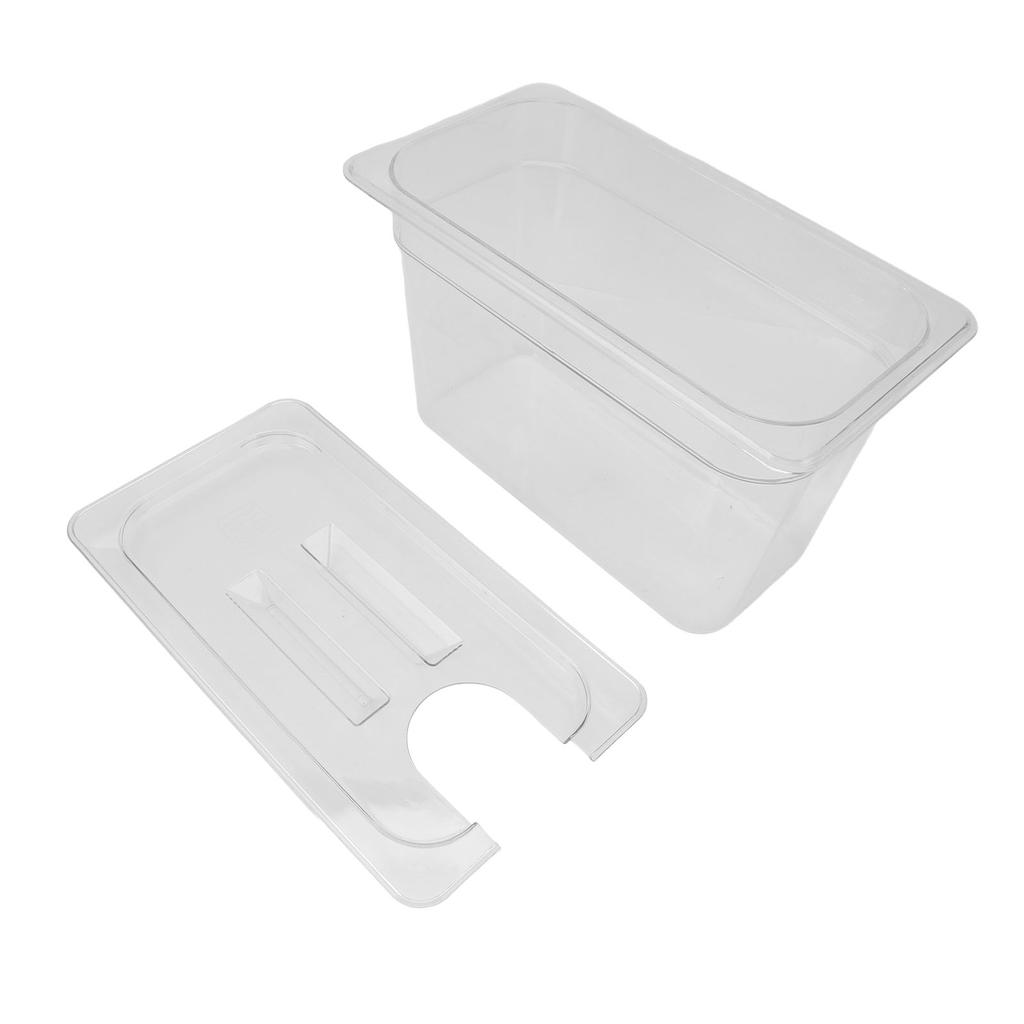 Clear Slow Cooking Container 6.9L Low Temperature Slow Cooker Storage Case Transparent Low Temperature Cooking Case for