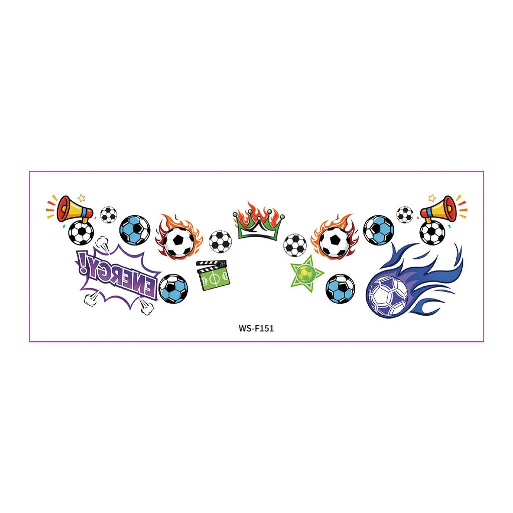 2026 World Cup Theme Football Makeup Face Stickers World Cup Fan Cheer Stickers Event Tattoo Stickers