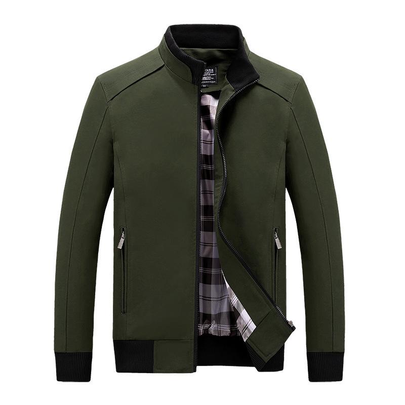 Men's Jacket Men's Spring and Autumn Cotton Jacket Casual Jacket Slim Jacket