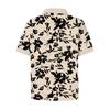 Women's Fashionable and Casual Summer V,neck Patchwork Short,sleeved Floral Print Top