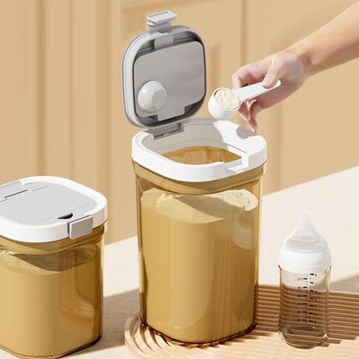 Küche Frei Schaber Löffel Milchpulver Glas Aufbewahrung Anti UV Wiederverwendbar Lebensmittel Versiegelte Dose BPA Frei Kunststoff Kanister Stapelbar