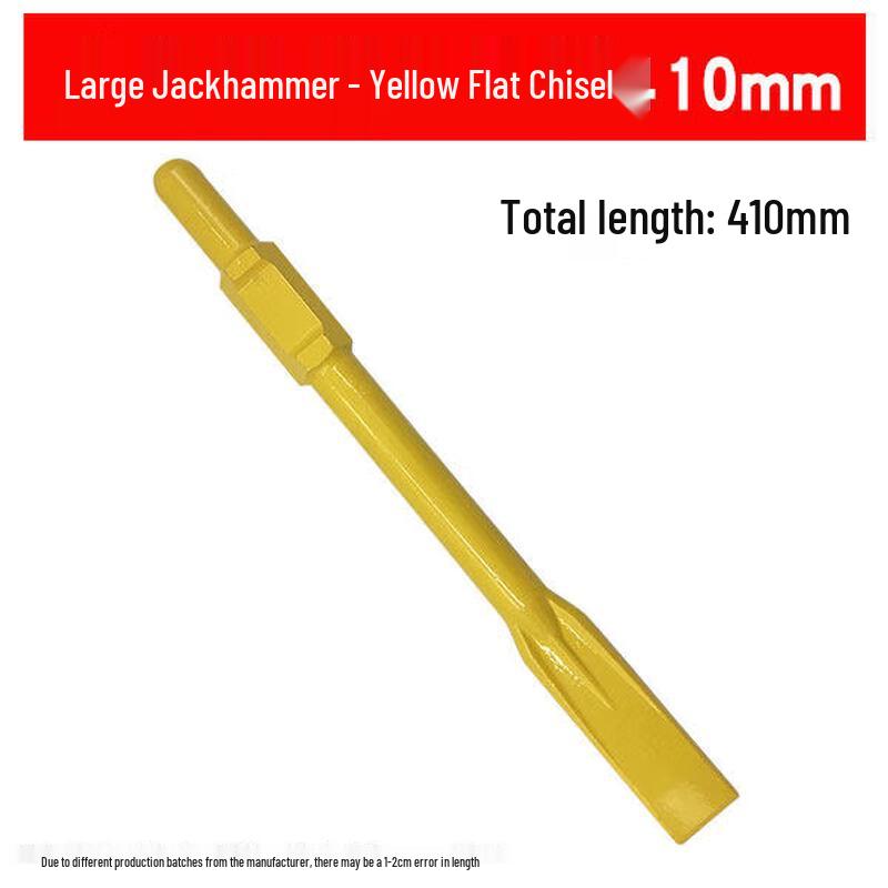 Jundingying Heavy-Duty 4-Edge Spring Steel Flat Chisel for Electric Hammers