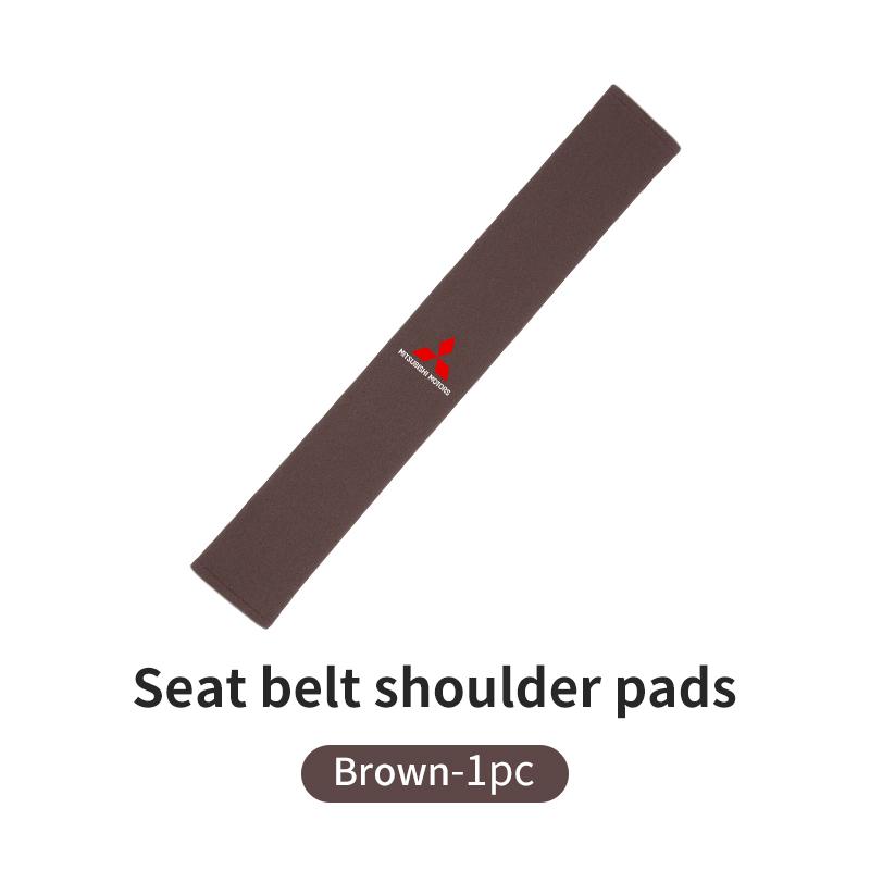 kycp1 For Mitsubishi 40cm Car Suede Seat Belt Shoulder Cover Protective Cover Auto Accessories Outlander Lancer Cross Colt Xpander