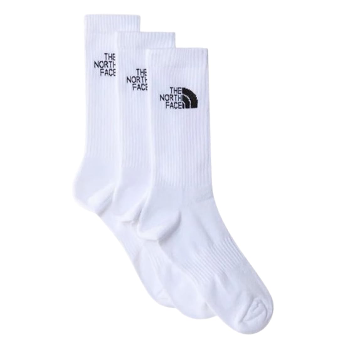 

The North Face Multi Sport Cush Crew Assorted Logo Size NF0A882H Men s Socks, 3-Pair Set, Socks, L, TNF_WHITE(FN4)