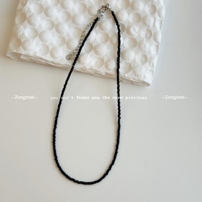 Einfacher Perlen-Choker Damen Koreanische Mode Anhänger Bunt Handgemacht Boho Halskette Kette Halskette Damen Schmuck Geschenk