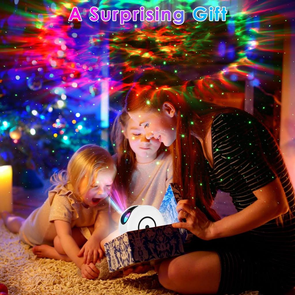 Galaxy Projector for Bedroom Star Light with 17 Lighting Modes Starry Nebula Ceiling Night Light with Timer Remote Control Room Decor