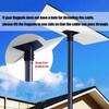 Antennas Mounting System Adjustable Angles Holder Rack for 4cm Pipe Weather Resistant Coating For Permanent Installation