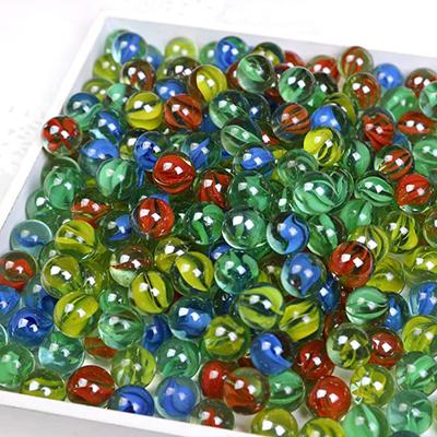 Machine à flipper solitaire jouet 14 mm boule de verre colorée billes de verre machine perles boule rebondissante