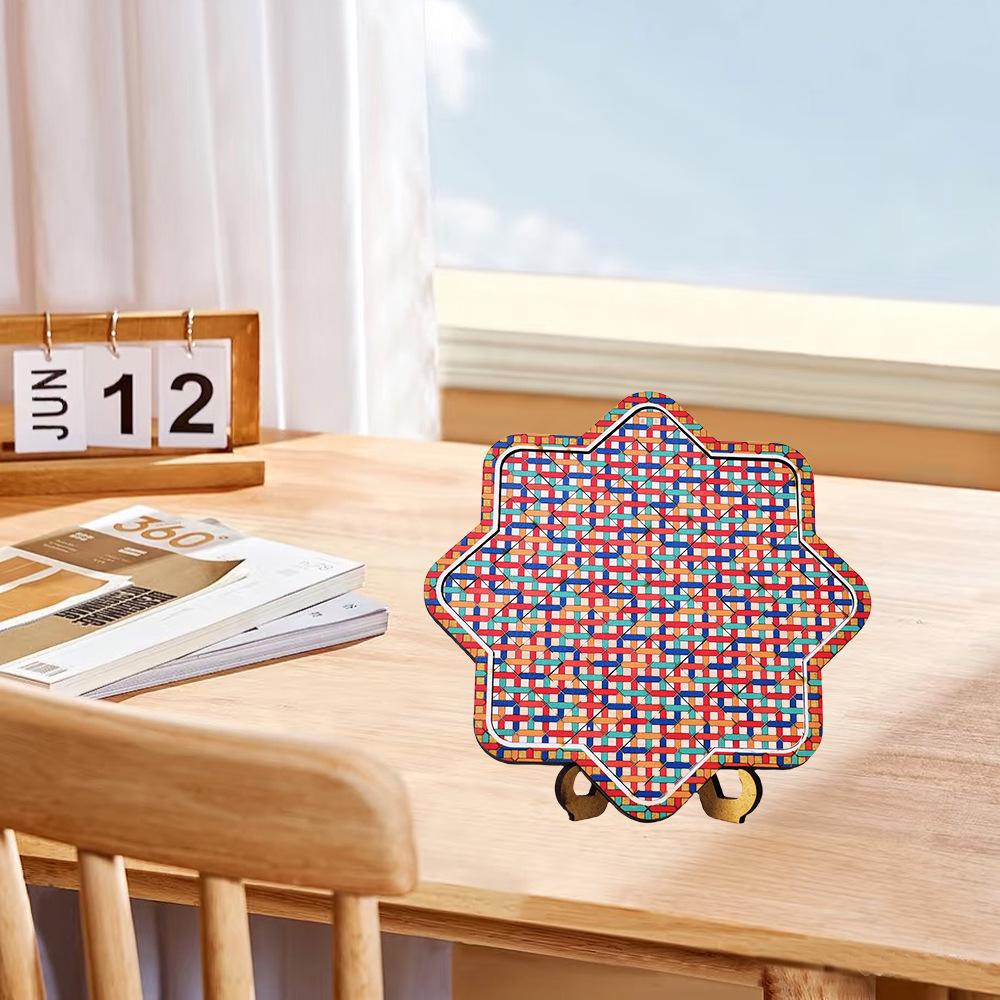 

Unique Irregular Cross Wooden Jigsaw Puzzle - Perfect Gift for Adults