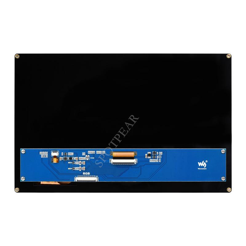 10.1" IPS Capacitive Touch Screen with RGB Interface and Tempered Glass, 1024×600 Display