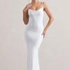 European and American summer camisole backless fishtail dress dress