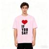 2026 Christmas Hot Selling New Love If You Believe in Romance Retro Mens and Womens Harajuku Tshirt Neutral Casual Tshirt