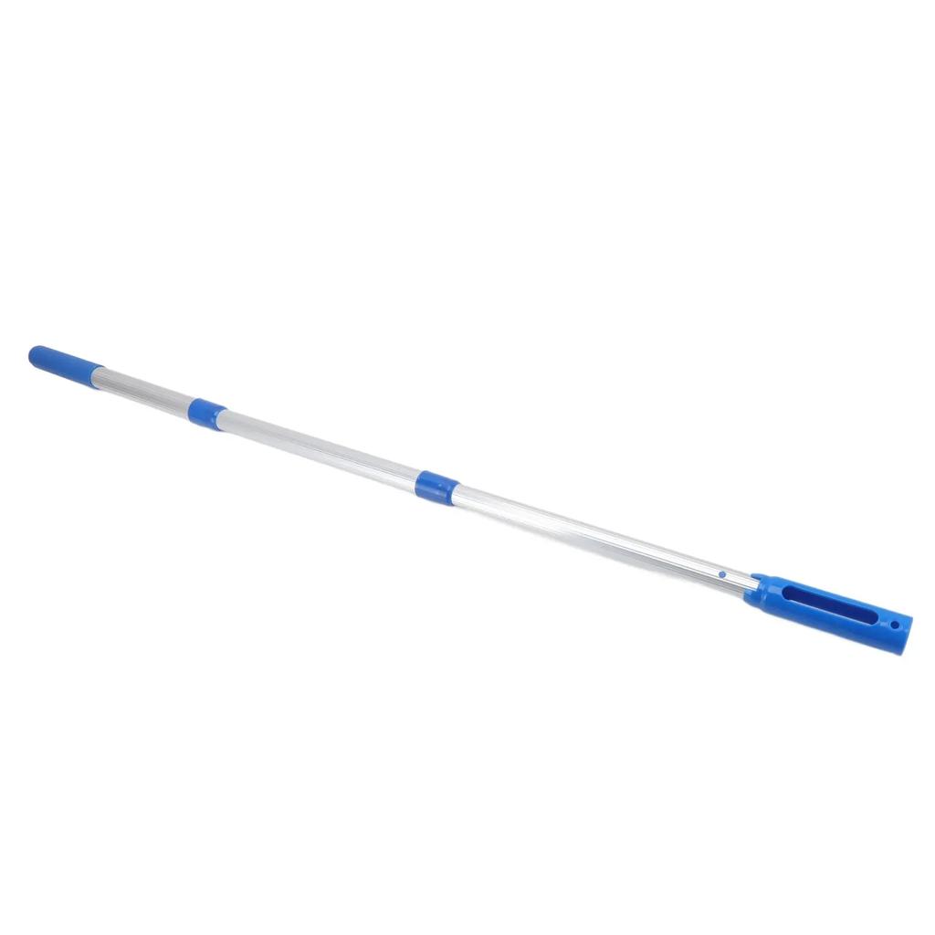 Telescopic Swimming Pool Pole 3-Section For Leaf Skimmer Mesh Rake Net Grip Handle For Spa Pond Swimming Pool Cleaning