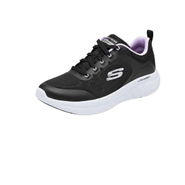 Skechers Go Series Comfortable Fashionable Versatile Mesh Durable Low-Top Running Shoes Women Sneakers Black 897928-BKLV