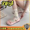 Lolita cute bow women's single shoes spring fashion flat leather shoes round head versatile cute Mary Jane shoes