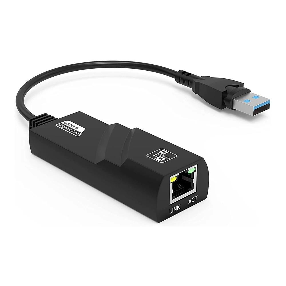 

Гігабітний USB LAN адаптер Провідний Перехідник SUNROZ USB 3.0 - Ethernet / Мережа RJ45 LAN для Windows 11/10/8.1/7/X (A487310)