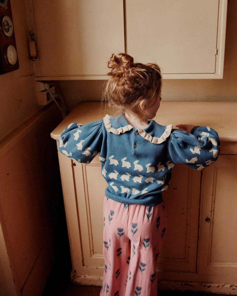 Autumn/Winter Knitted Sweater with Corduroy Skirt Set