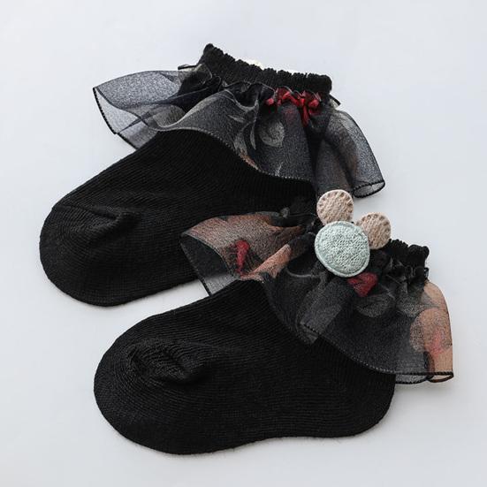 1 pár elastických pohodlných kojeneckých ponožek Bavlna Praktické hřejivé dětské ponožky na zimu