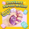 1PZ Cubo Sfera Gel Glitter Lenta Risalita Giocattolo Sensoriale da Spremere Squishy Fidget Toys per Bambini Adulti Palline Antistress Regali