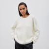 Round Collar Pullover Sweater Autumn Winter Simple Solid Colour Knitwear Loose Leisurely Sweater Blend Comfortable Undercoat Long Sleeves Sweater
