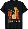Sir Loin Lustiger Rinderlende Ritter Wortspiel Meme T-Shirt