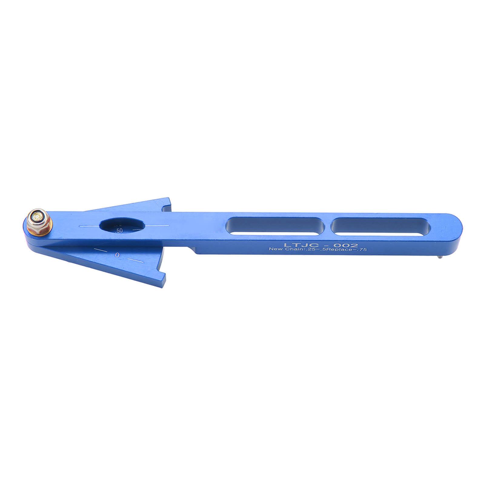 Bike Chain Wear Indicator Multifunctional Chain Checker Measuring Gauge Aluminum Alloy Bike Chain Tool