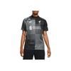 Nike Liverpool Fan Edition Sport Breathable Colorblock Short Sleeve Soccer Jersey Men Tops Black Grey DB2559-011