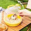 Large Space Travel Hamster Carrier Breathable Small Pet Carrying Box  Small Animal
