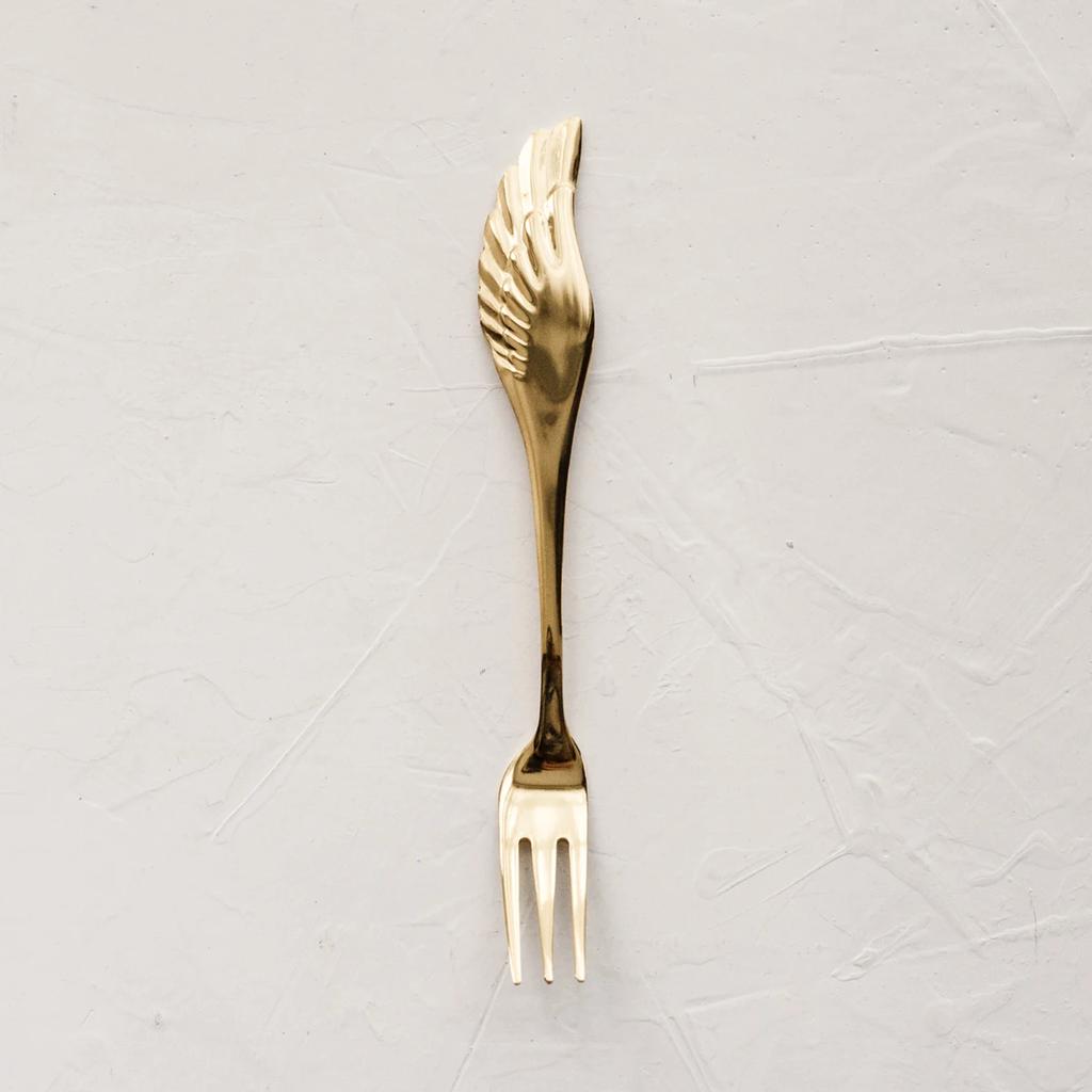 Angel Wings Vidlička na lžičku Kreativní domácí kuchyňské nádobí Retro Nordic 304 nerezová ocel Lžíce na míchání Dezertní vidlička