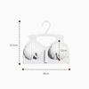 2Pcs Bra Display Hangers Space Saving Stackable Hangers Underwear Drying Rack For Bedroom Shop Closet Bra Underwear Clothes