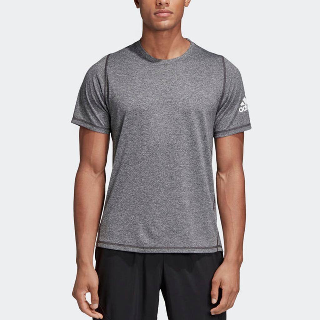 Adidas Sport Freelift X Ul Round Neck Comfortable Breathable Short Sleeve T-Shirt Men Tops Dark-Gray DU1450