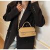 Fashion small square bag handbag women's new high-end texture shoulder bag fashion simple messenger bag