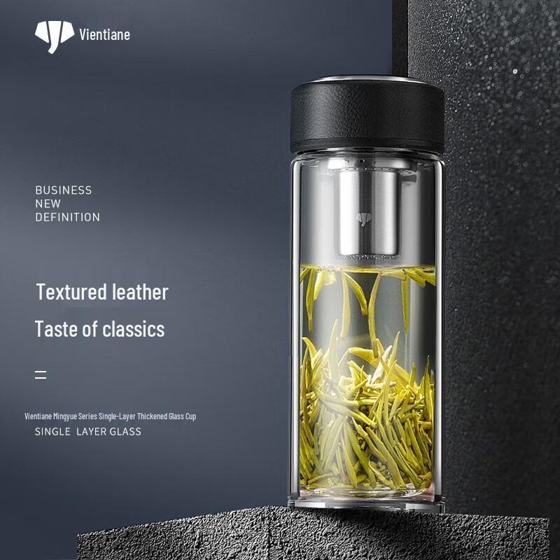 Wanxiang Single-Layer Glass Water Bottle