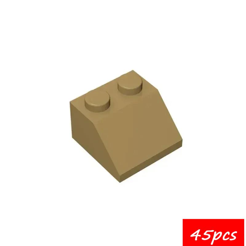 45PCS Assembles Particles 3039 Slope 45 2x2 Bricks Building Blocks Parts  DIY Assembly Educational Toys For Children Kids Gift