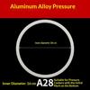 Universal Silicone Replacement Pressure Cooker Sealing Ring Heat Resistant Odor Free O Ring for Household Cooker Repair