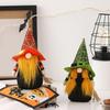 Stuffed Halloween Gnomes Faceless Doll Ornaments, Gnome Decorations, Cute Cloth Soft Felt Plush for Home Decor Party Atmosphere Table Display Pair of