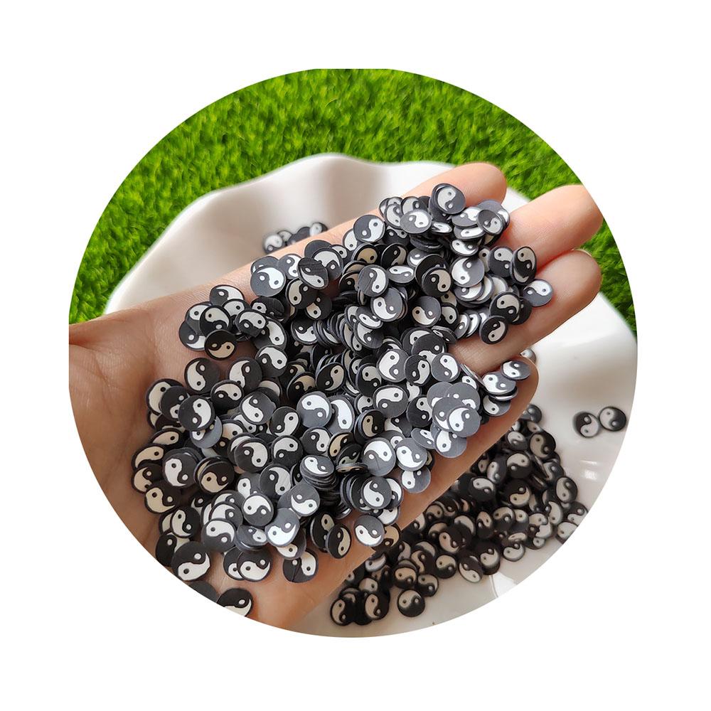 Chinese Style Eight Diagrams YinYang Polymer Hot Clay Slice for Craft Making