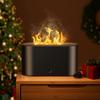 Simulated Seven-color Gradient Creative Home Ultrasonic Aromatherapy Machine Minimalist Flame Humidifier Type-C