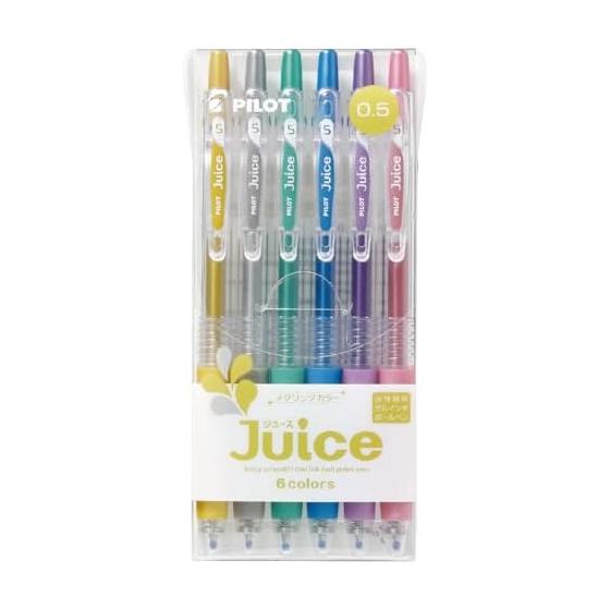Гелевая шариковая ручка Pilot Juice 0.5 Металлический цвет 6 цветов LJU60EF6CM