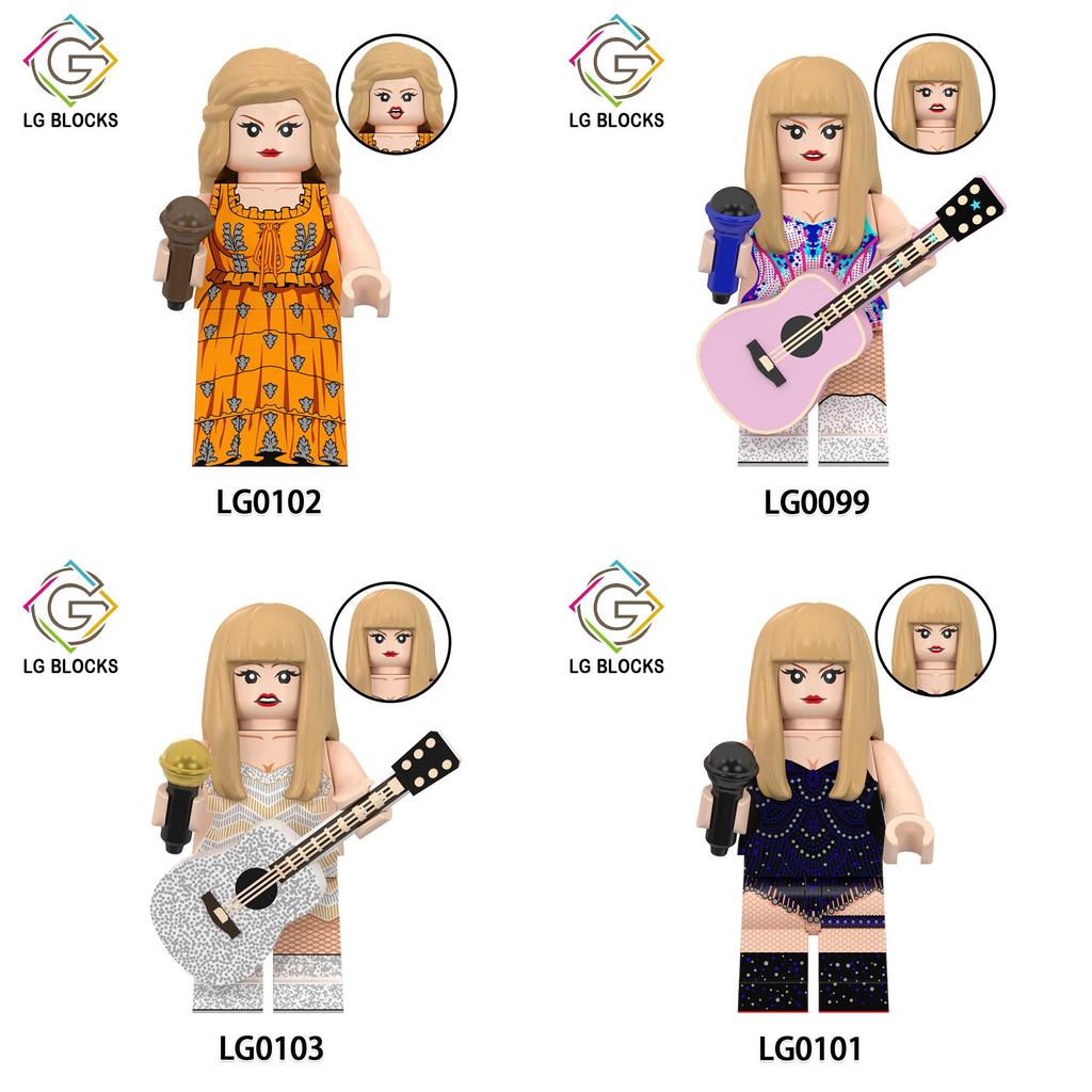 Taylor Swift Educational Building Blocks For Kids With Diy Assembly For Creative Play