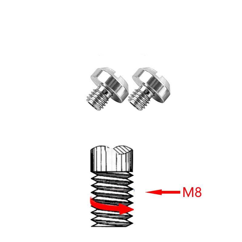 2pcs M8 / M10 Motorcycle Rear View Mirror Hole Plugs Screws Aluminum Alloy Parts Modification Accessories